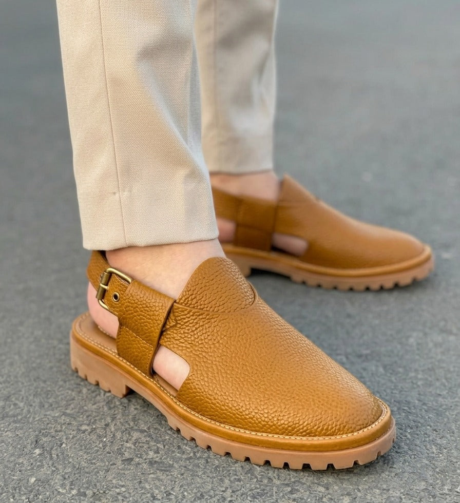 Premium Handmade Peshawari Chappal--PS00002